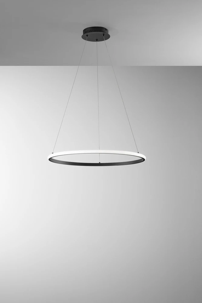 29W LED pakabinamas šviestuvas AXIS, juodas, CCT