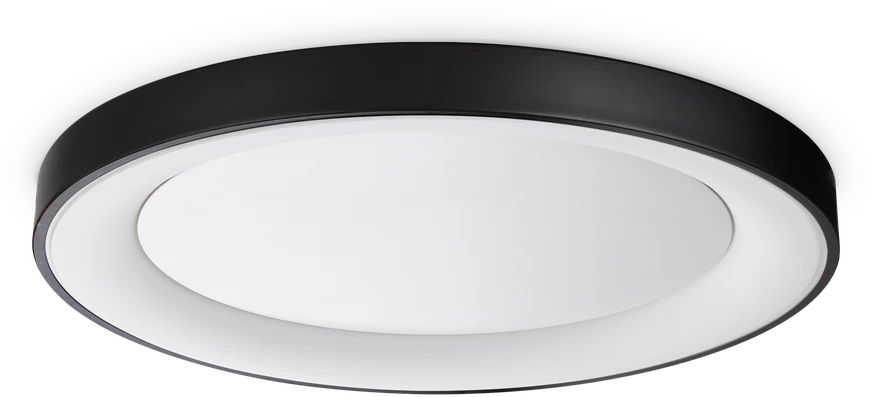 Lubinis šviestuvas Ideal Lux 29W LED paviršinis šviestuvas PLANET, juodas, 3000K, 312361