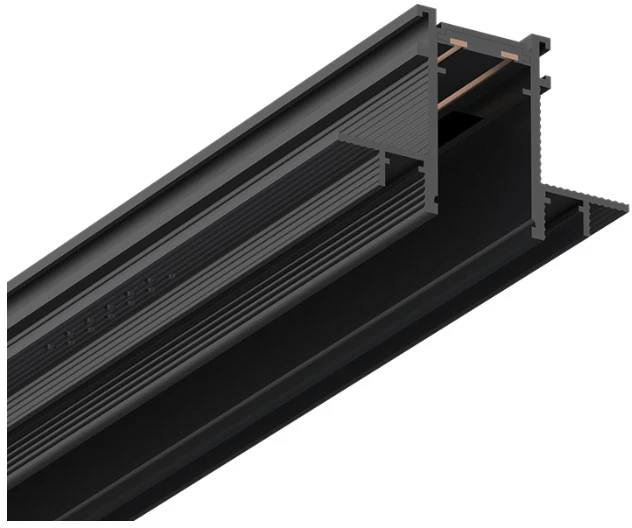 2m užglaistomas magnetinės sistemos bėgelis SPECTRA LIGHTING INSIGHT, juodas