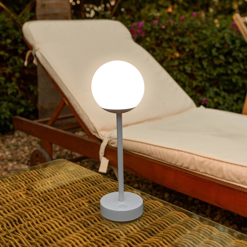 2W LED įkraunamas šviestuvas NORAI SLIM 35, rožinis, 4000K, IP44, su microUSB jungtimi, dimeriuojamas