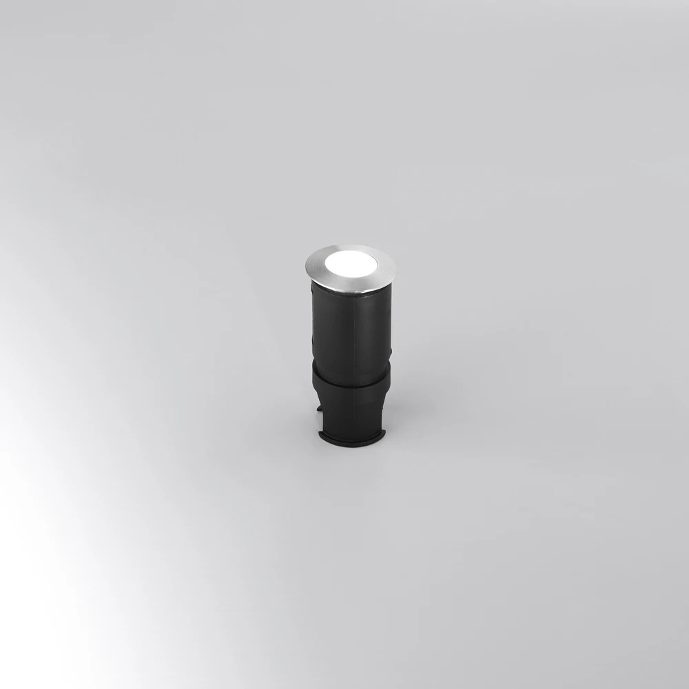 2W LED įleidžiamas į grindinį šviestuvas IMPACT, nikelio sp., 3000K, IP67