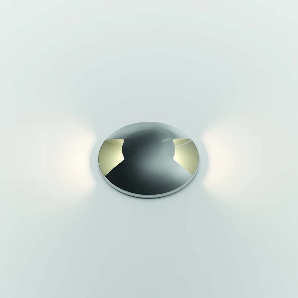 2W LED įleidžiamas į žemę lauko šviestuvas ROCKET, plieno sp., 3000K, IP67, 371047