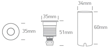 2W LED įleidžiamas į žemę šviestuvas, plieno sp., 3000K, IP67, 69068A/W
