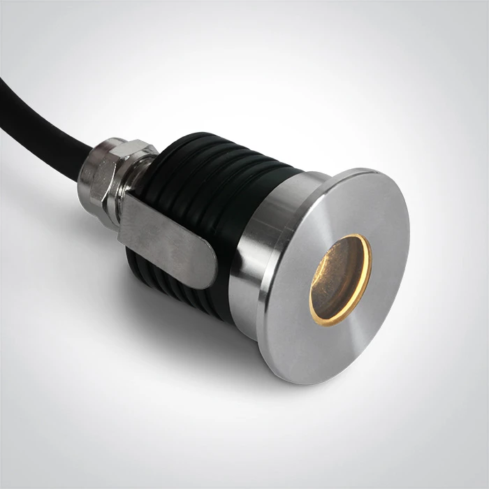 2W LED įleidžiamas į žemę šviestuvas, plieno sp., 3000K, IP67, 69068A/W