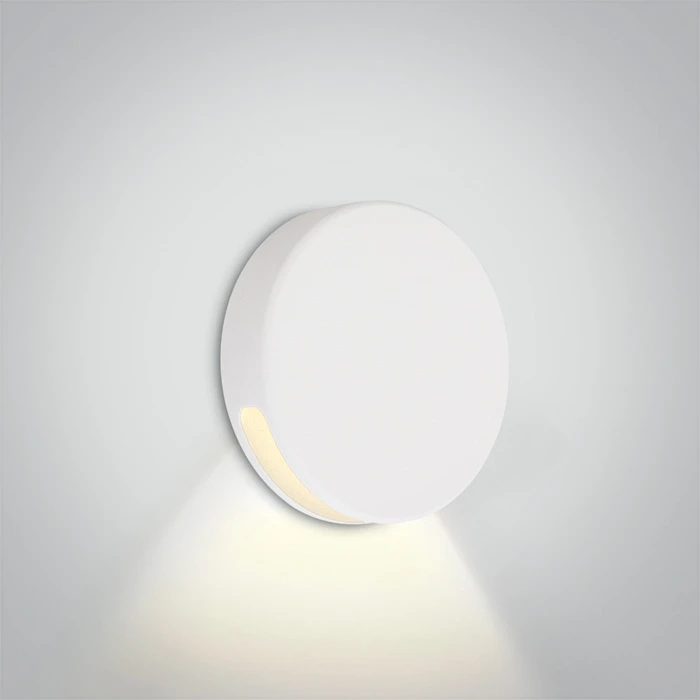 2W LED įleidžiamas sieninis lauko šviestuvas, baltas, 3000K, 68074/W/W