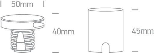 2W LED įleidžiamas sieninis lauko šviestuvas, juodas, 3000K, 68074/B/W