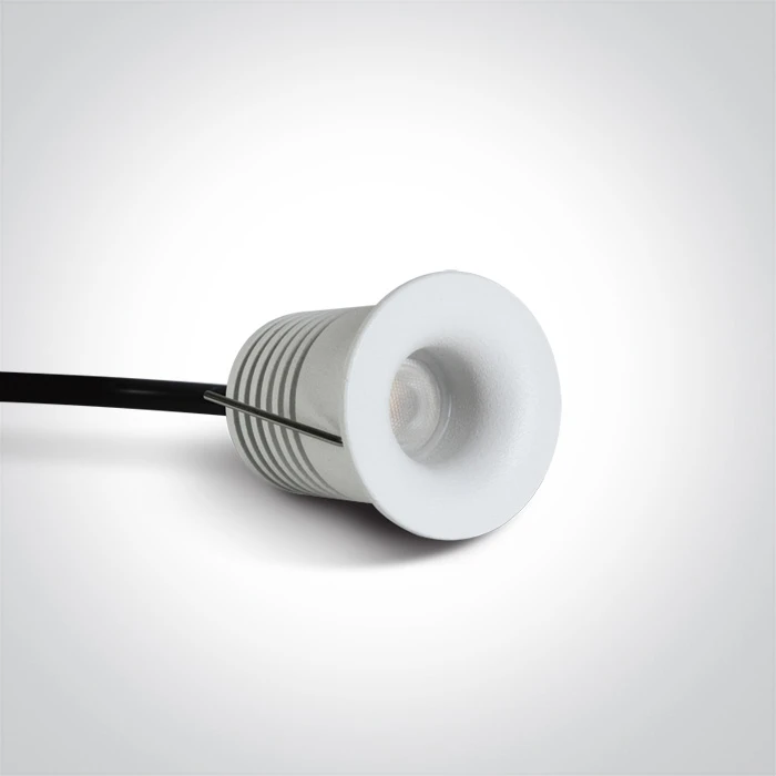 2W LED įleidžiamas šviestuvas, baltas, 3000K, 10101LA/W/W