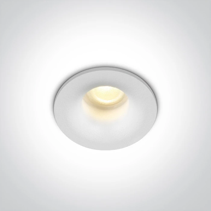 2W LED įleidžiamas šviestuvas, baltas, 3000K, 10101LA/W/W