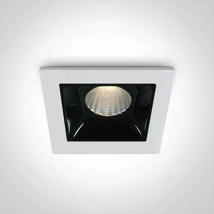 2W LED įleidžiamas šviestuvas, baltas, 3000K, 50102B/W/W