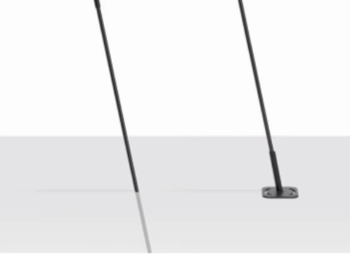 2W LED įsmeigiamas/pastatomas šviestuvas LINFA O 120, juodas, 3000K