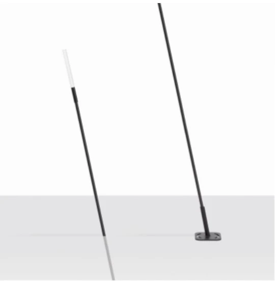 2W LED įsmeigiamas/pastatomas šviestuvas LINFA 210, juodas, 3000K