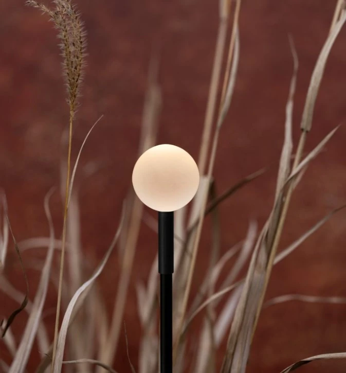 2W LED įsmeigiamas/pastatomas šviestuvas LINFA O 120, juodas, 3000K