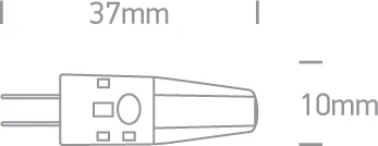 2W LED lemputė, G4, 3000K, 7101AL/W
