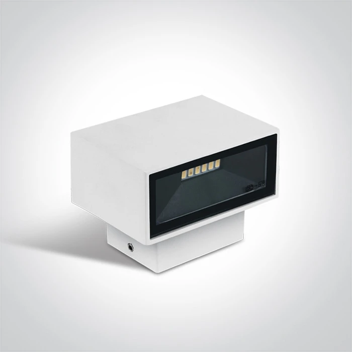 2x3W LED sieninis šviestuvas, baltas, 3000K, 67374/W/W