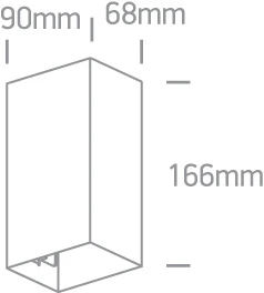 2x3W LED sieninis šviestuvas, juodas, 3000K, 67398A/B/W