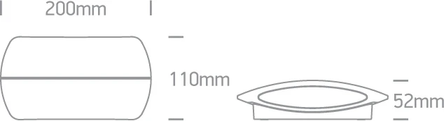 2x6W LED sieninis šviestuvas, antracito sp., 3000K, 67378A/AN/W