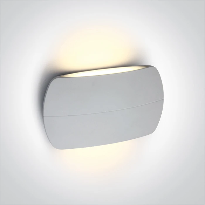 2x6W LED sieninis šviestuvas, baltas, 3000K, 67378A/W/W