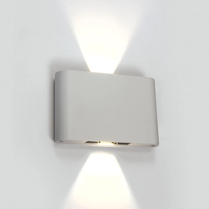 2x6W LED sieninis šviestuvas, baltas, 3000K, 67412/W/W