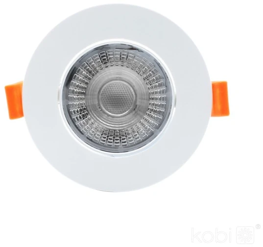 3/5/7W LED įleidžiamas pakreipiamas šviestuvas BRINO, baltas, 3000/4000/6500K
