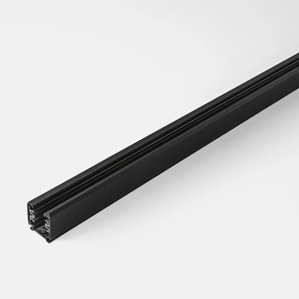 3 fazių bėgelis DALI, su 2 užbaigimais RAIL, juodas, 3m