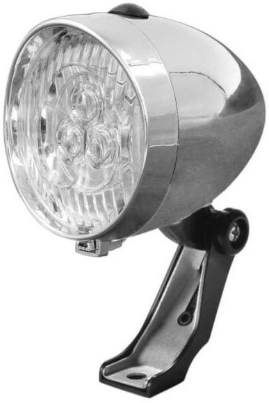 3 LED priekinis žibintas sidabrinis JY-592