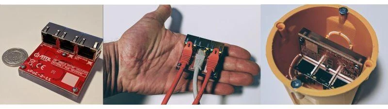 Šakotuvas AT3 SWITCH POE XPOE-3-11A 3 PRIEVADŲ ATTE