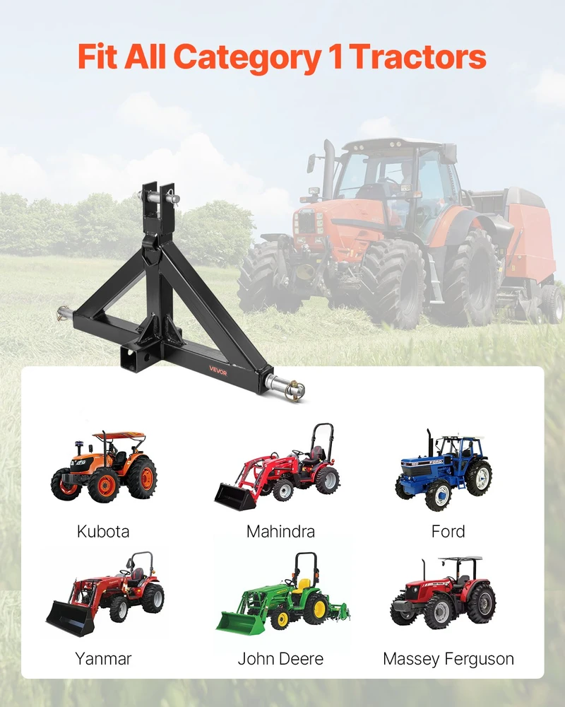 VEVOR 3 taškų gilės laikiklio adapteris 3000 kg