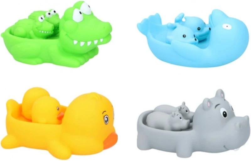 Eddy Toys – maudymosi žaislų rinkinys, 3 vnt. (Antytė)