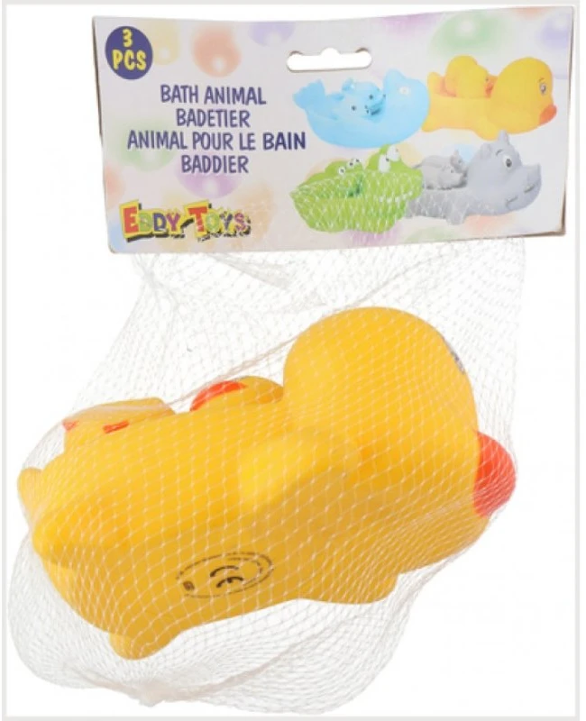 Eddy Toys – maudymosi žaislų rinkinys, 3 vnt. (Antytė)