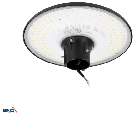Bemko 30/50/70W LED parko šviestuvas GARDENIA, juodas, 3000/4000/5000K, IP66, su šviesos jutikliu