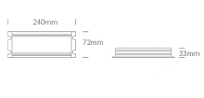 300W LED maitinimo šaltinis, 24V, IP67, 89300VP