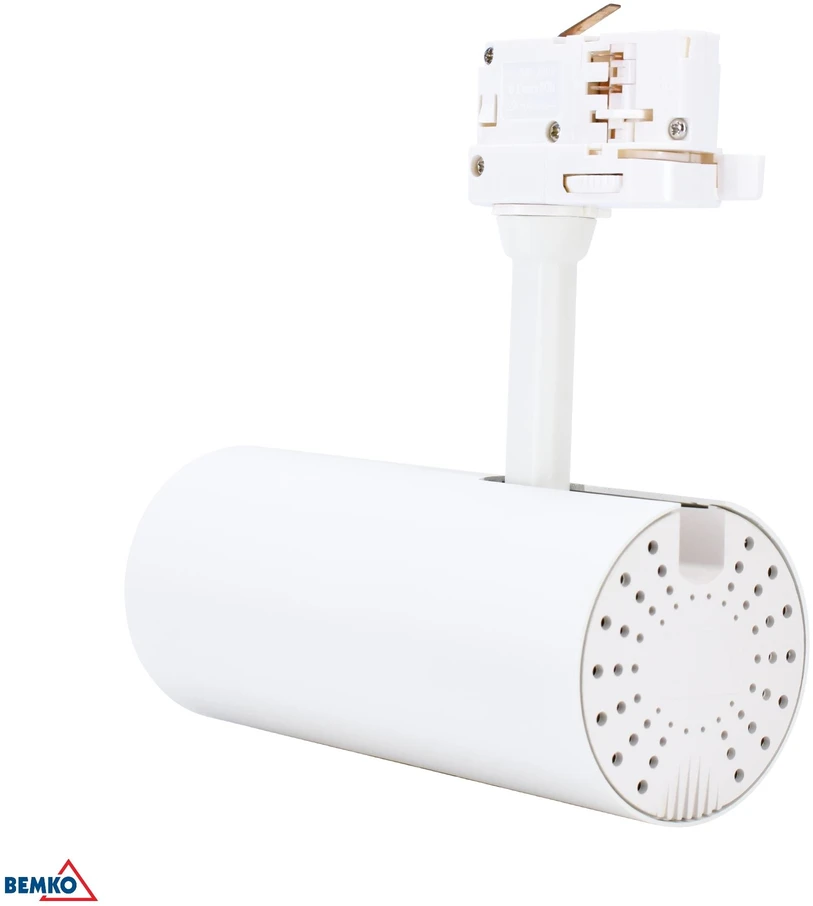 Bemko 30W LED akcentinis šviestuvas į 3 fazių bėgelį VERKO, baltas, 4000K