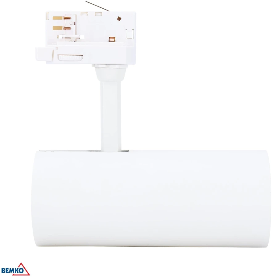 Bemko 30W LED akcentinis šviestuvas į 3 fazių bėgelį VERKO, baltas, 3000K