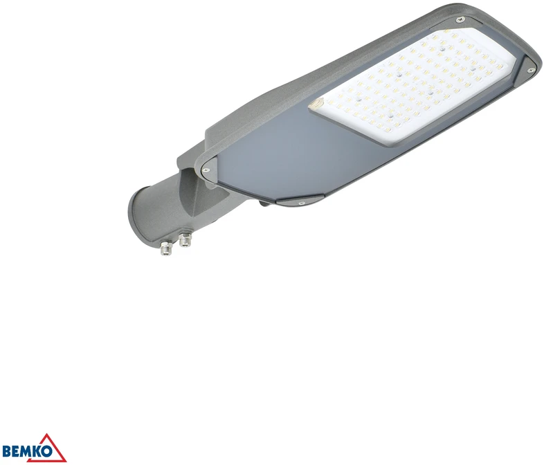 Bemko 30W LED gatvės šviestuvas JAGER, pilkas, 4000K, IP66