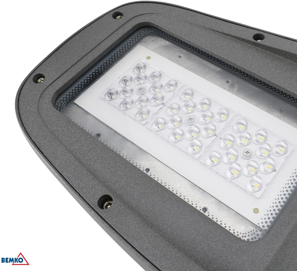 30W LED gatvės šviestuvas JASPER, pilkas, 4000K, IP66