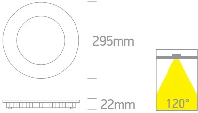 30W LED įleidžiama panelė, balta, 3000/4000/5700K, 10130FA/W/V