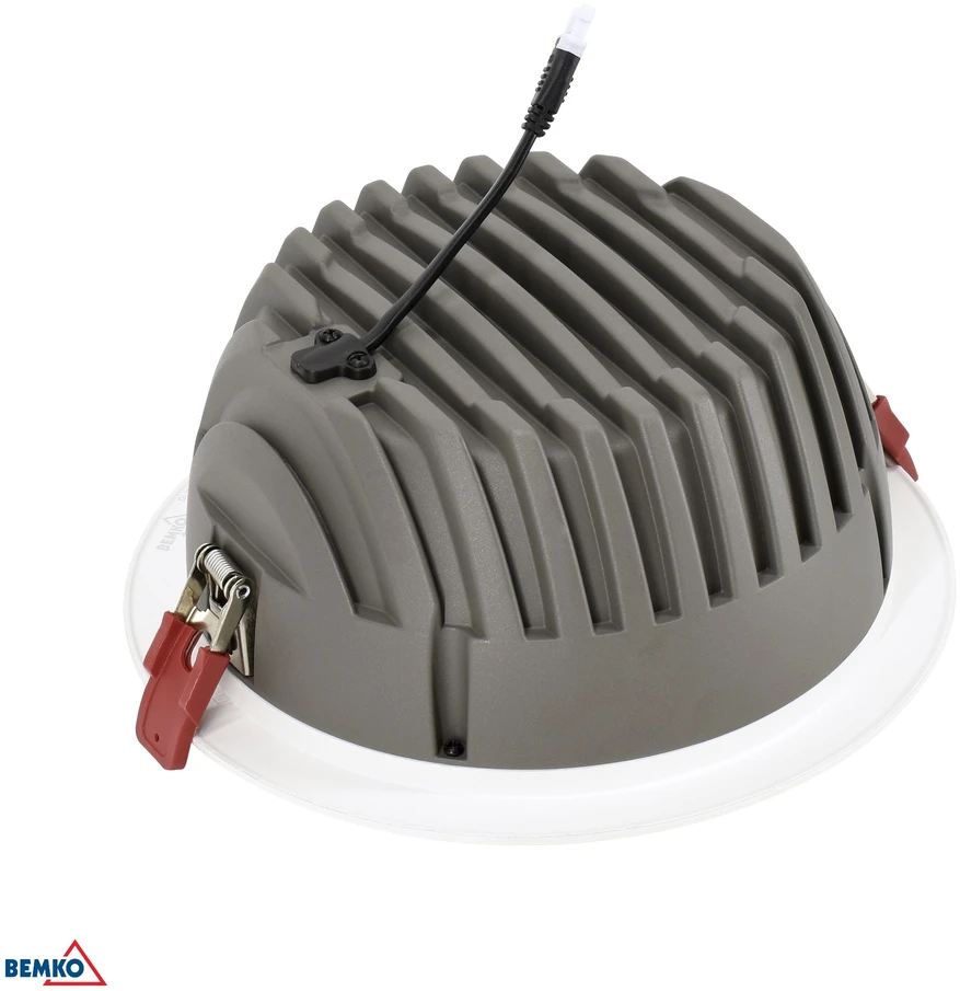 Bemko 30W LED įleidžiamas šviestuvas FALED, baltas, 3000K, IP44/IP20