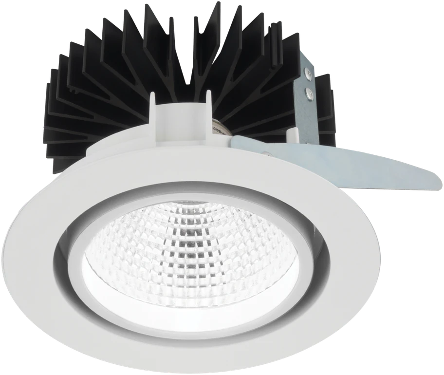 30W LED įleidžiamas šviestuvas LUGSTAR SHOP, baltas, 3250K, 72°