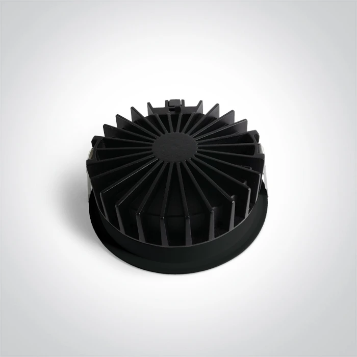 30W LED įleidžiamas šviestuvas su filtru nuo akinimo, juodas, 3000/3500/4000K, 10130DH/B/V