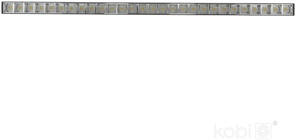 30W LED linijinis šviestuvas KOLINE K2, juodas, 3000/4000/6500K, UGR19