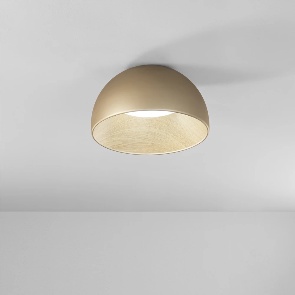 30W LED lubinis šviestuvas COCO, aukso sp., CCT