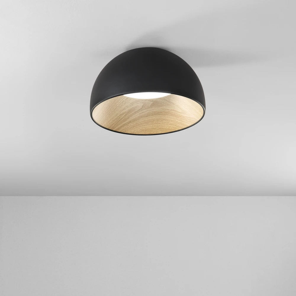 30W LED lubinis šviestuvas COCO, juodas, CCT
