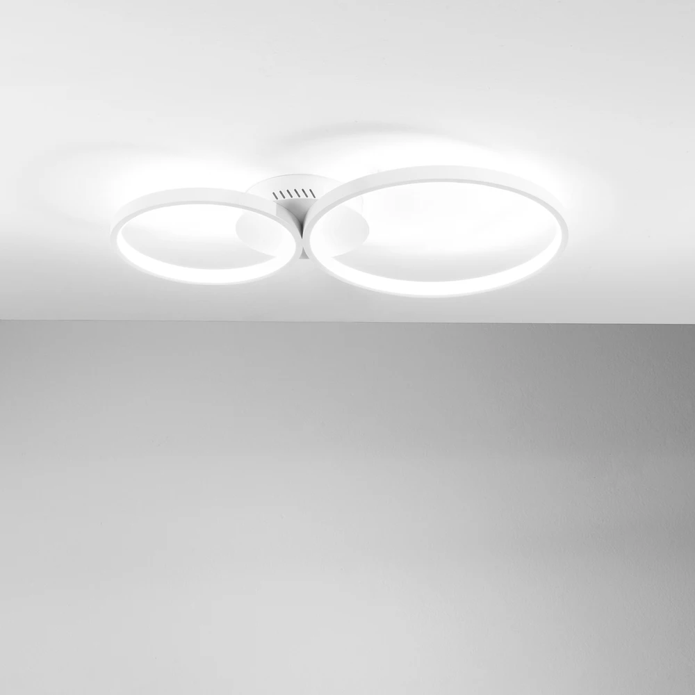 30W LED lubinis šviestuvas FREDY, baltas, CCT