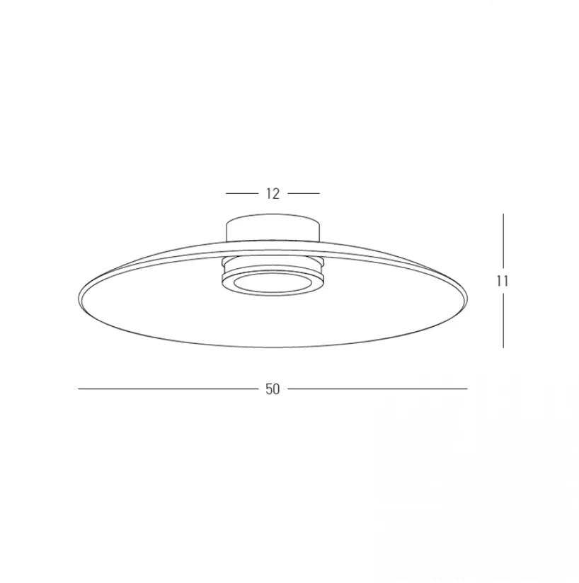 30W LED lubinis šviestuvas, juodos/dūmų sp., 2700/3000K, dimeriuojamas, 25269