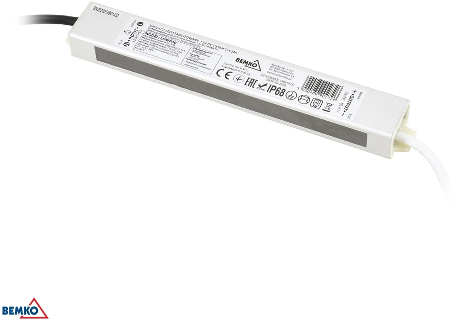 Bemko 30W LED maitinimo šaltinis, 12V, IP68