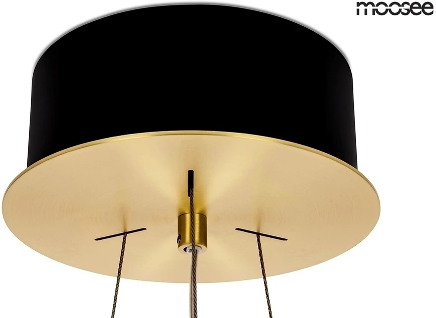 30W LED pakabinamas šviestuvas SATURNUS, aukso sp., 3000K