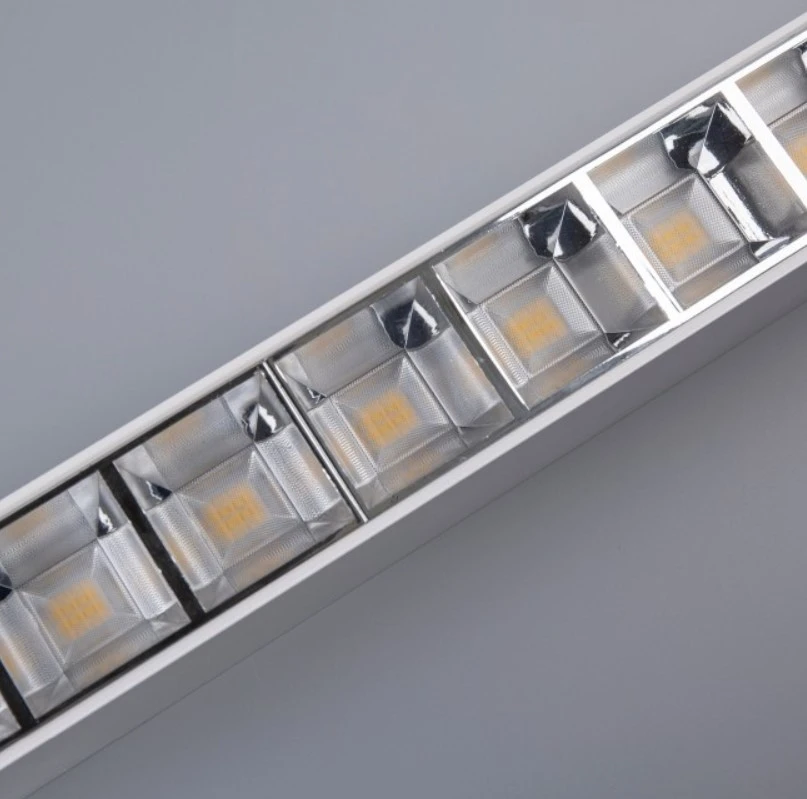 Pakabinamas šviestuvas 30W LED paviršinis/pakabinamas linijinis šviestuvas KOLINE K2 PROFESSIONAL, baltas, 3000/4000/6500K, UGR19