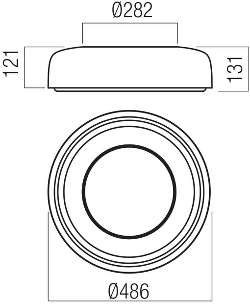 30W LED paviršinis/pakabinamas šviestuvas DIP, blizgios smėlio sp., 2700/3000/4000/5000/6500K, 01-3721
