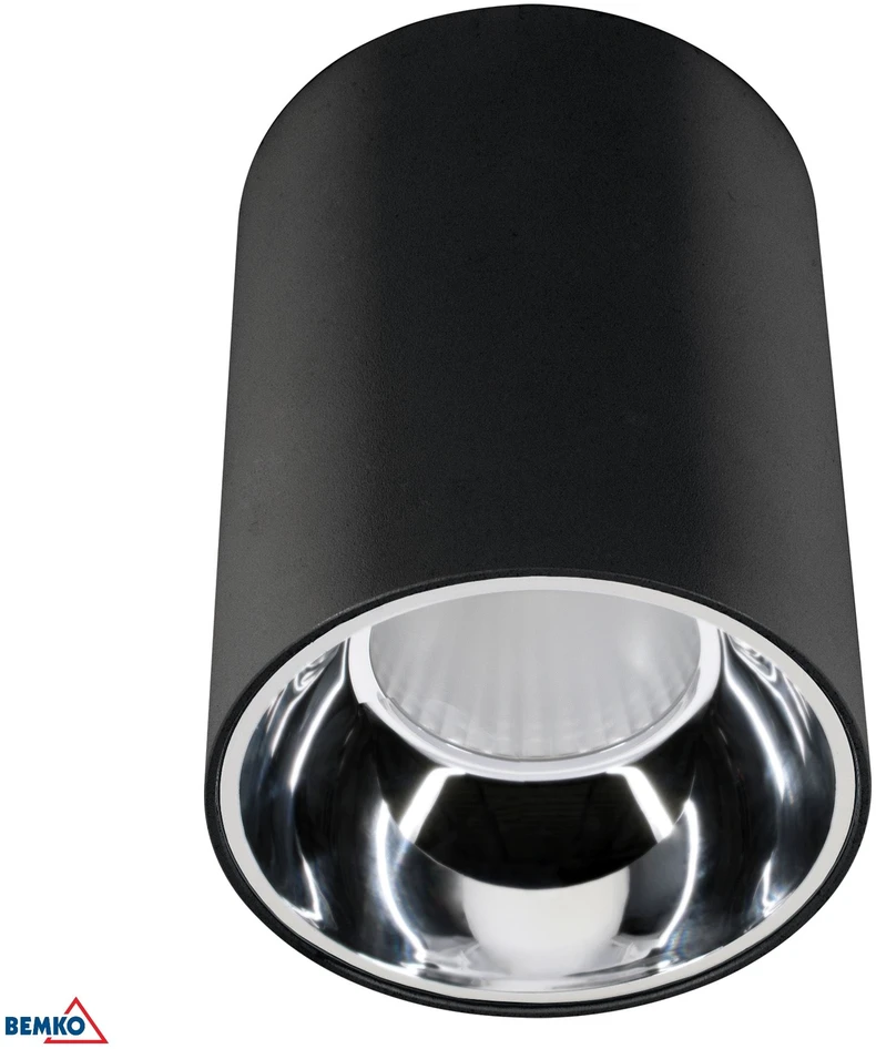 Lubinis šviestuvas Bemko 30W LED paviršinis šviestuvas MAFED, juodas, 3000K, IP44/IP20