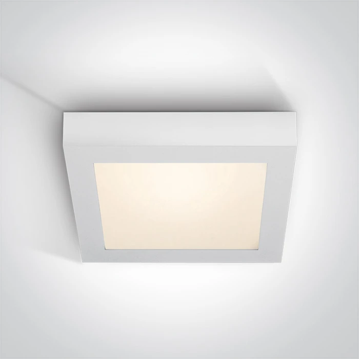 Lubinis šviestuvas 30W LED plafonas, baltas, 3000K, 62130AF/W/W